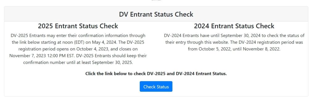 DV Result 2024: Check Electronic Diversity Visa EDV Namelist USA 2081